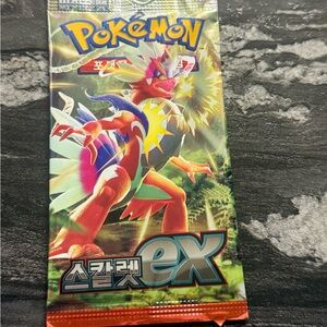 Pokémon EX Booster Pack - Scarlet (Korean) - Multicolor